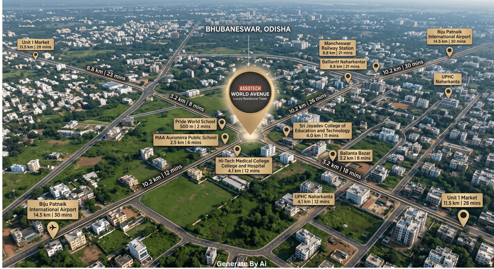 Assotech World Location Highlights